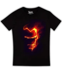 Прикольные футболки: Железный Человек - огненная маска